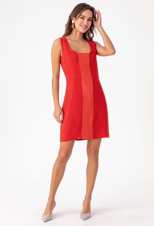 Robe courte KIMI rouge 1