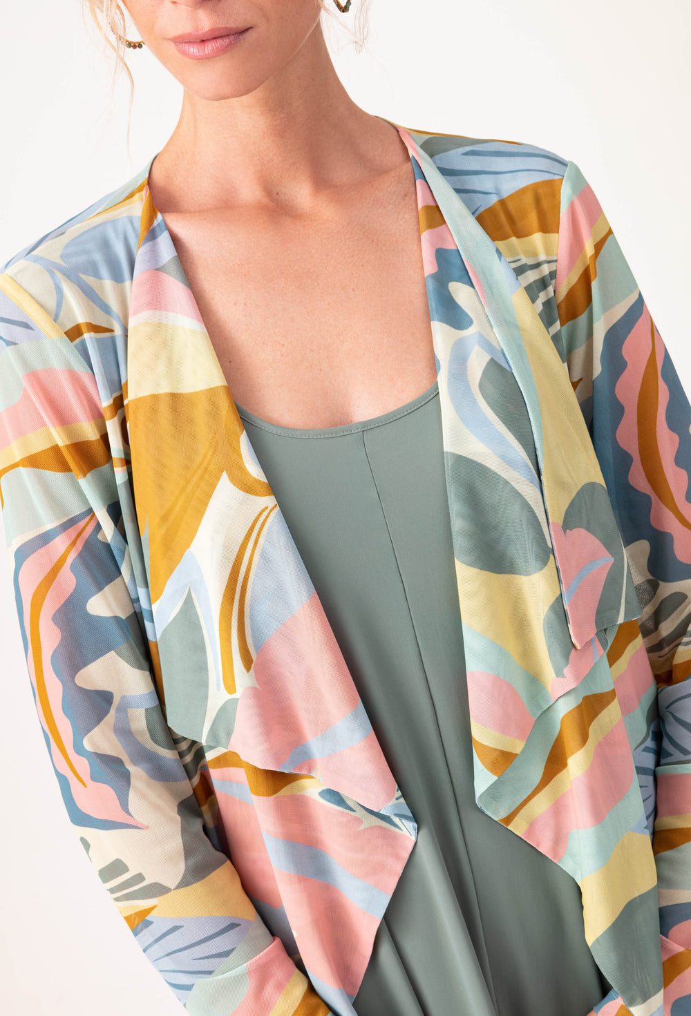 Gilet Aurora imprimé Venise 1