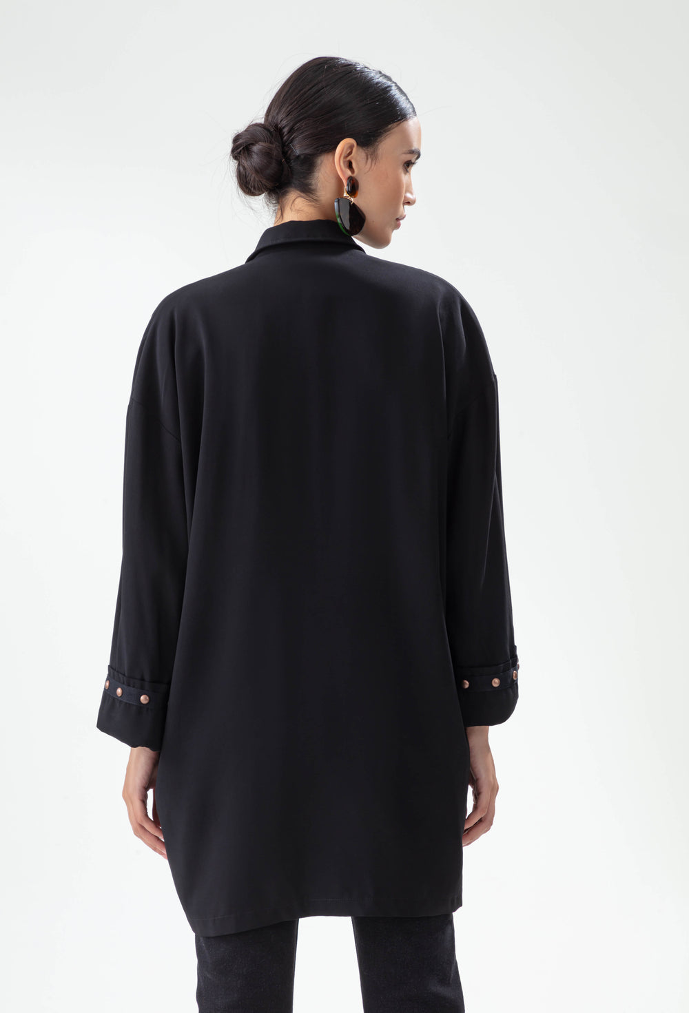 Veste mi-saison Panthera noir avec doublure léopard 6
