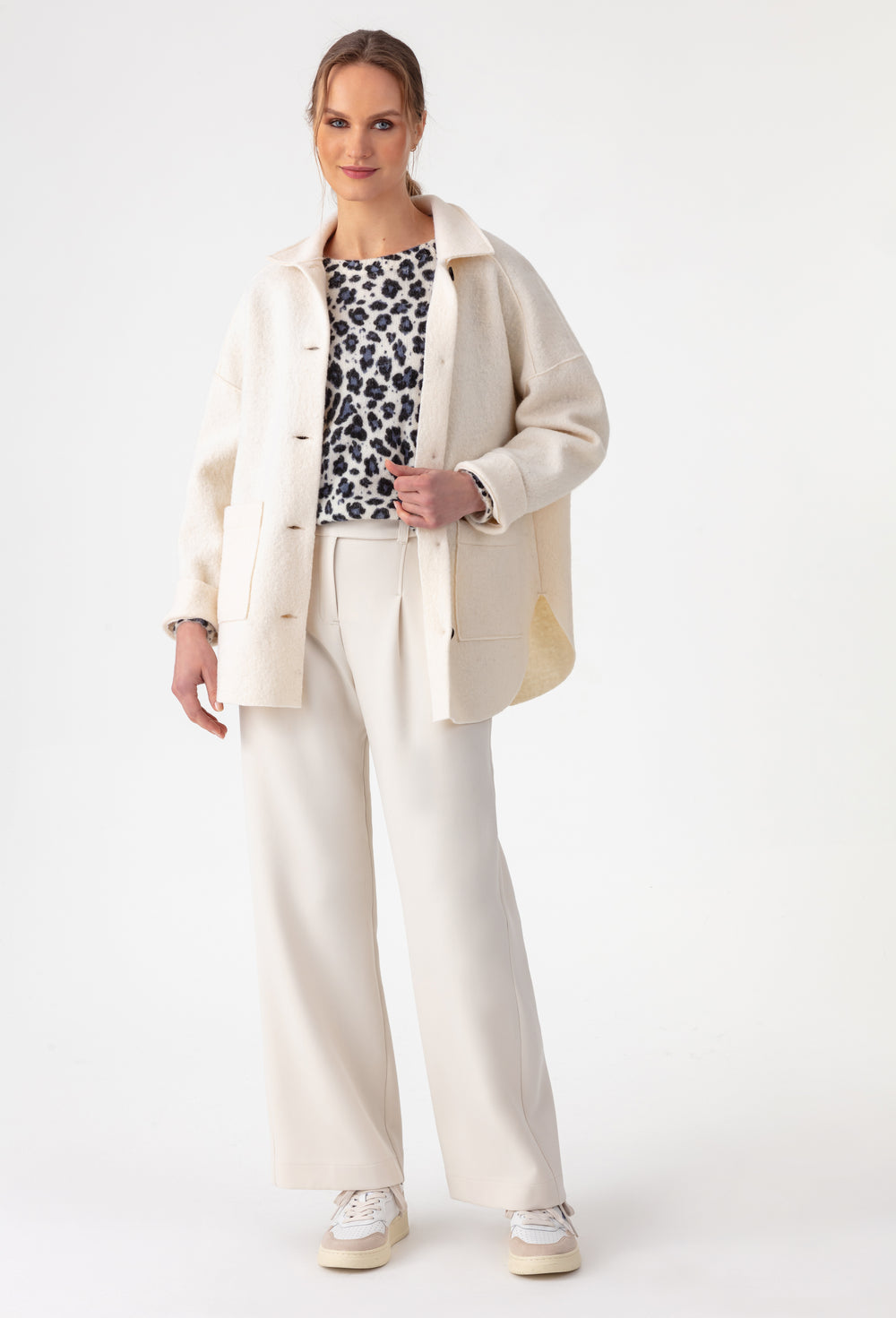 Pull Maxine léopard en laine mohair 5