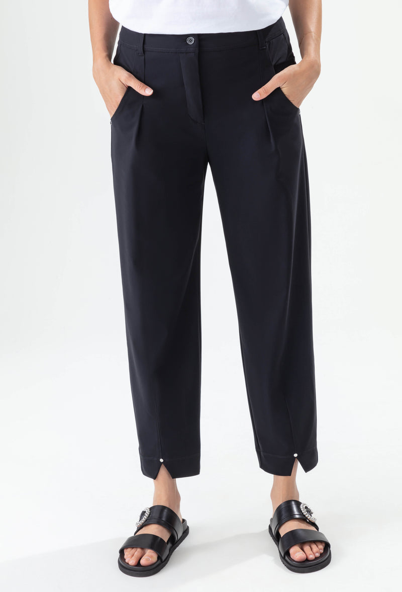 Pantalon Jalia noir en jersey technique 6