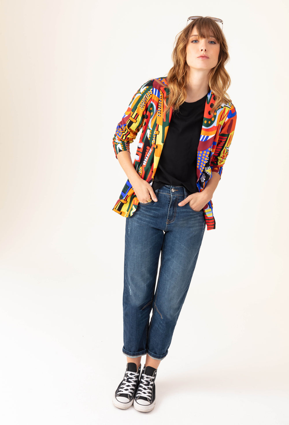 Veste Salima imprimée en jersey technique 2