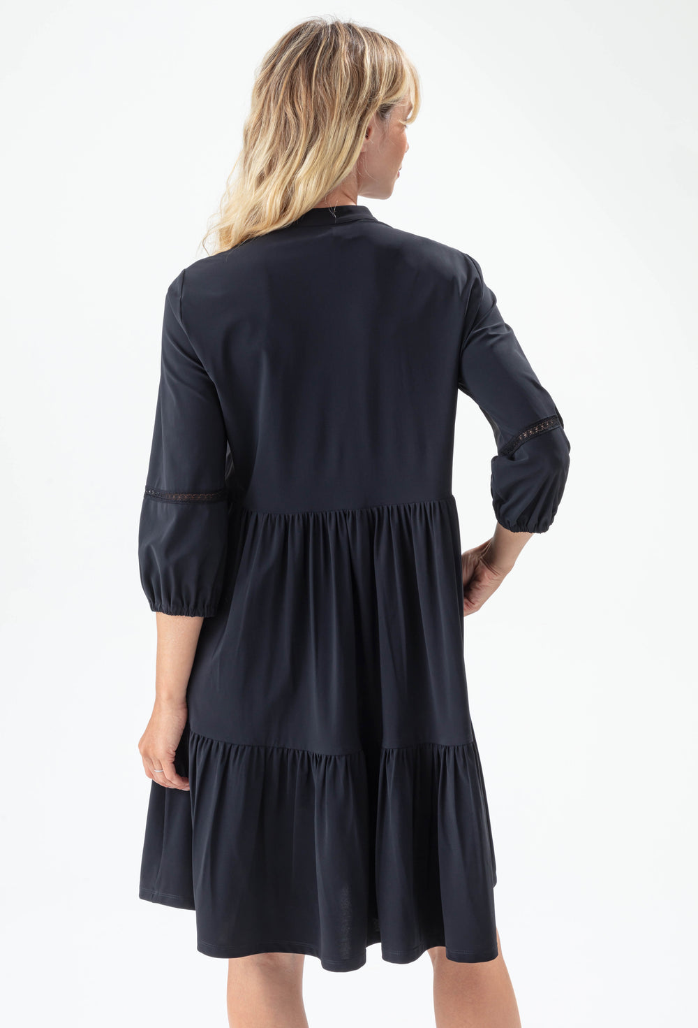 Robe Fitia noire en jersey technique 4