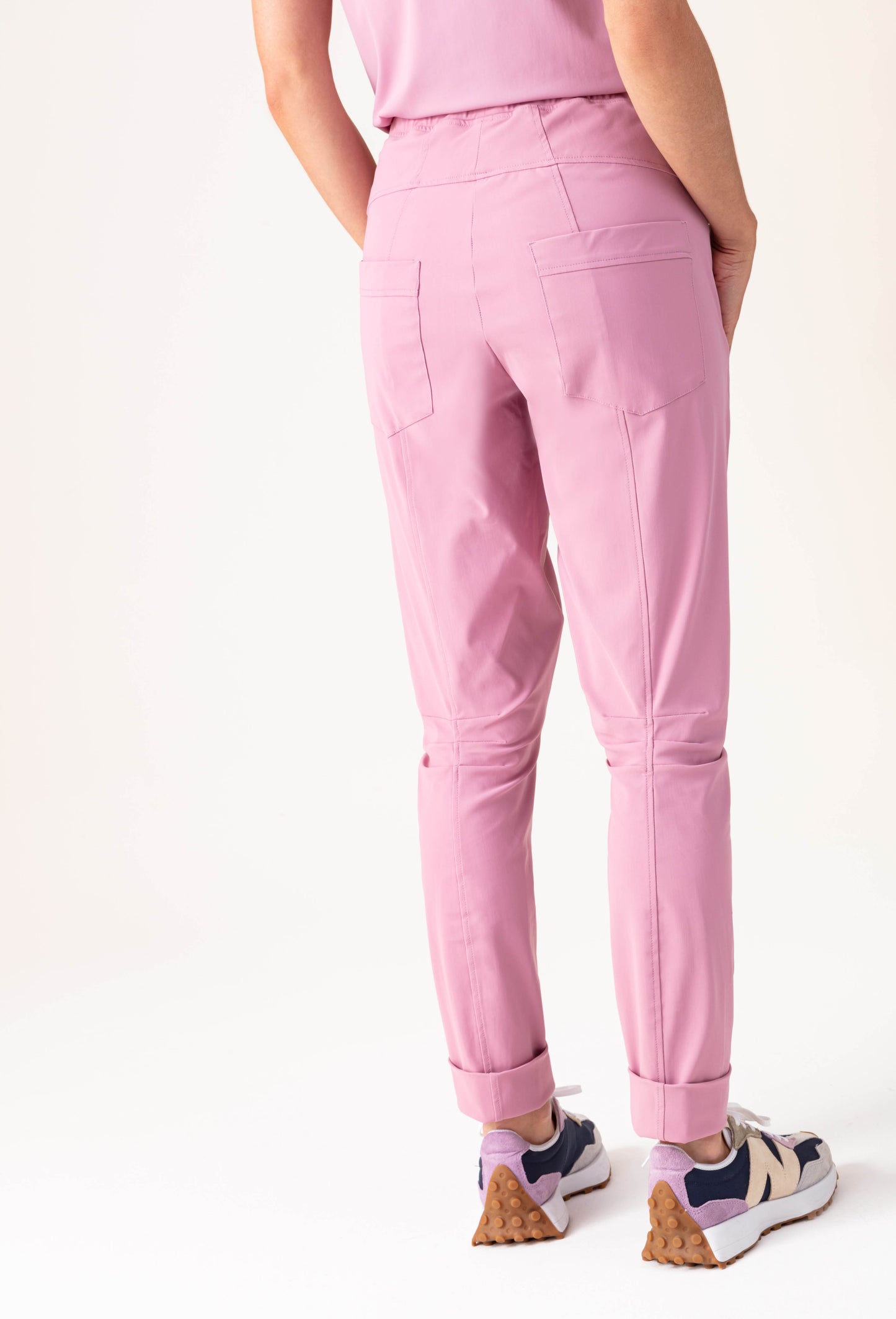 Pantalon Leon lilas en jersey technique 3