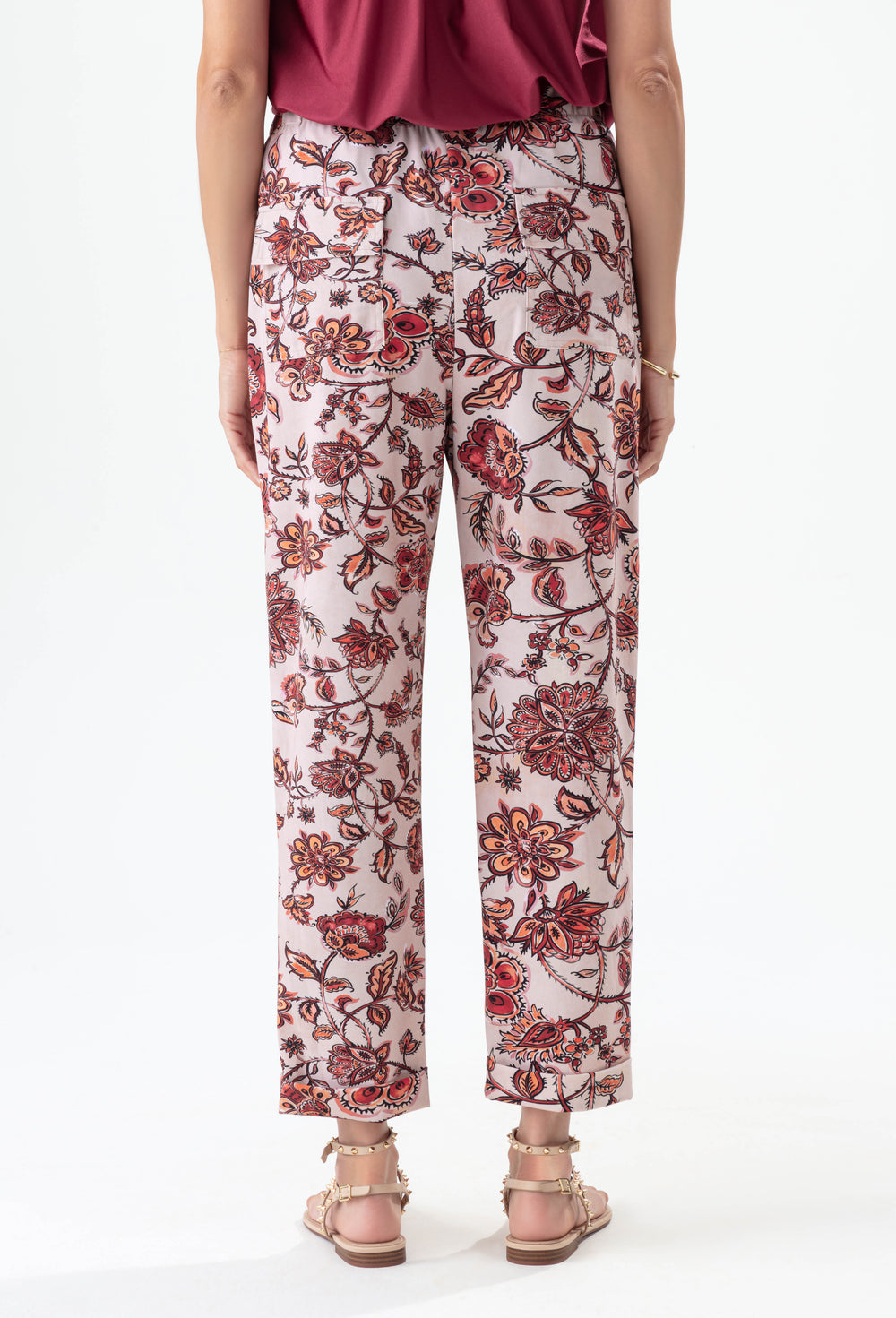 Pantalon Eternité  imprimé blossom en jersey technique 4