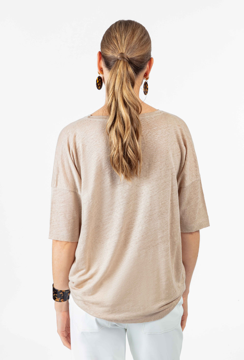 T-shirt Lazare en lin sable 3