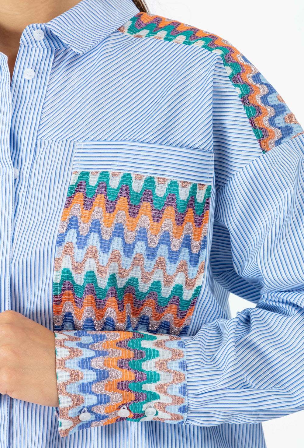 Chemise oversize Edvin rayée 3