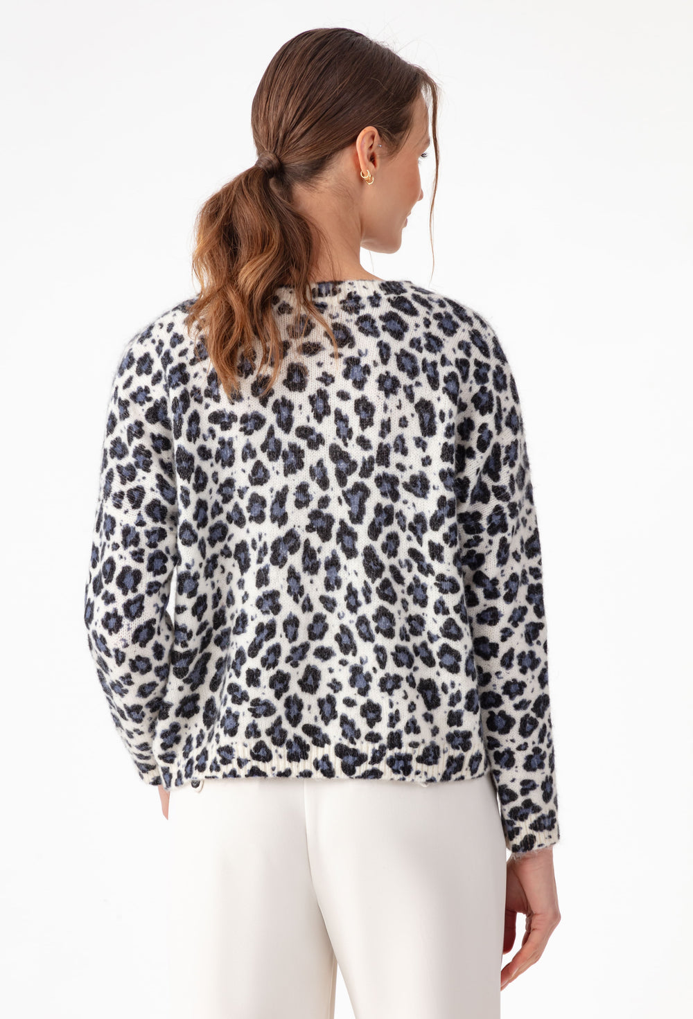 Pull Maxine léopard en laine mohair 3