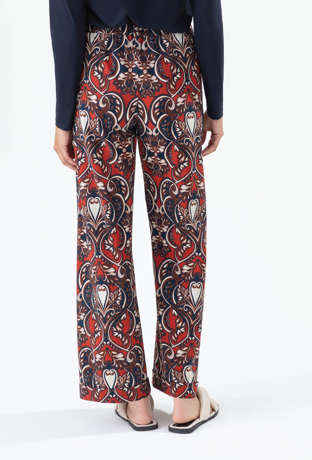 Pantalon Lauren imprimé baroque en jersey technique 4
