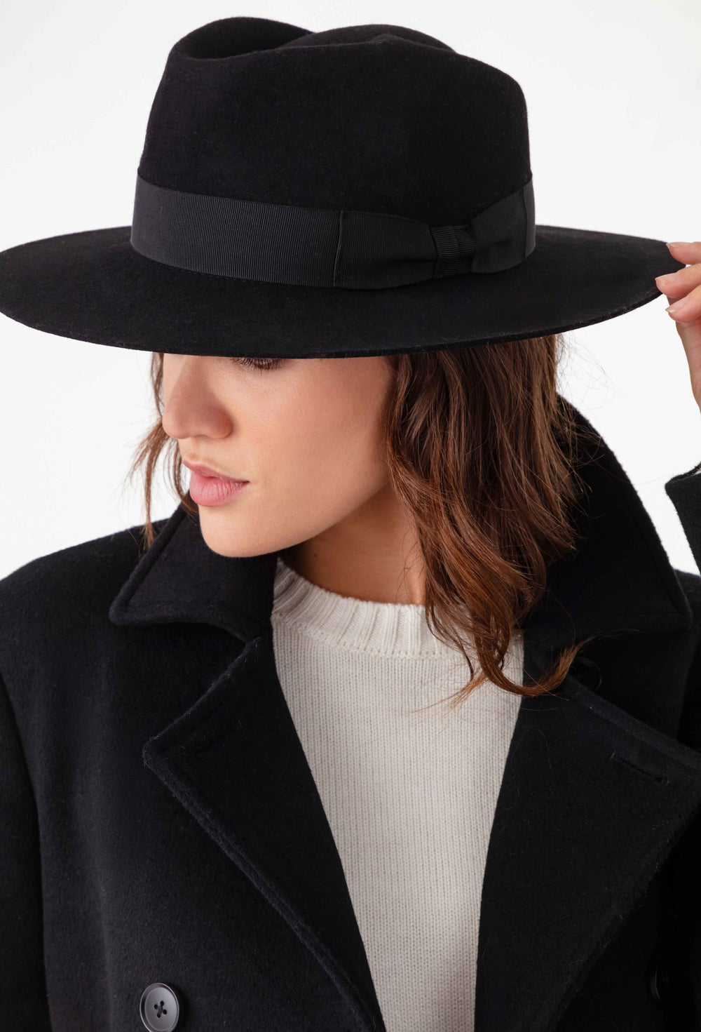 Chapeau en feutre Blake noir 2