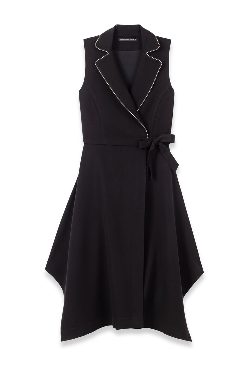 Robe portefeuille Jane noire 3