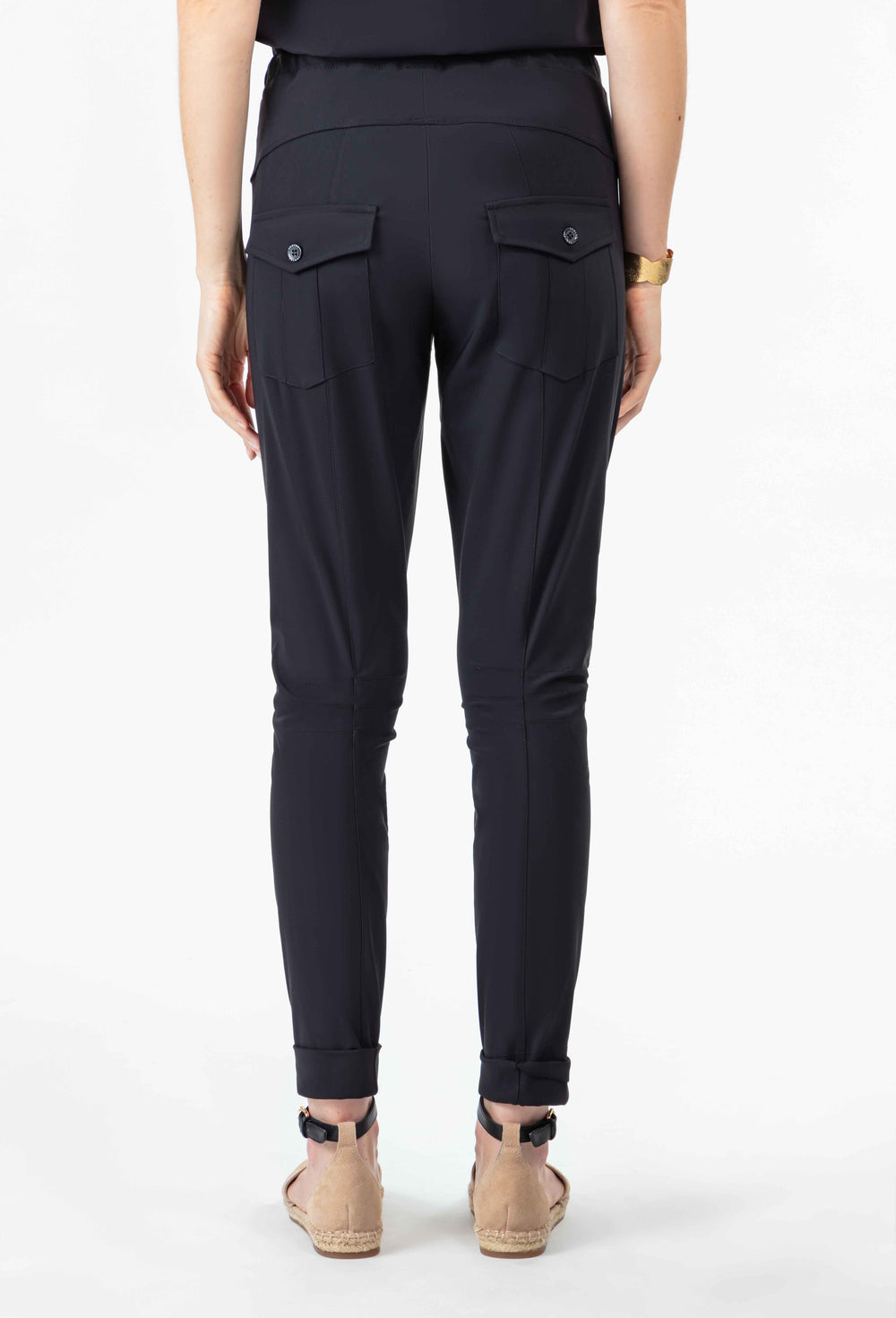 Pantalon Pop Noir en jersey technique 4
