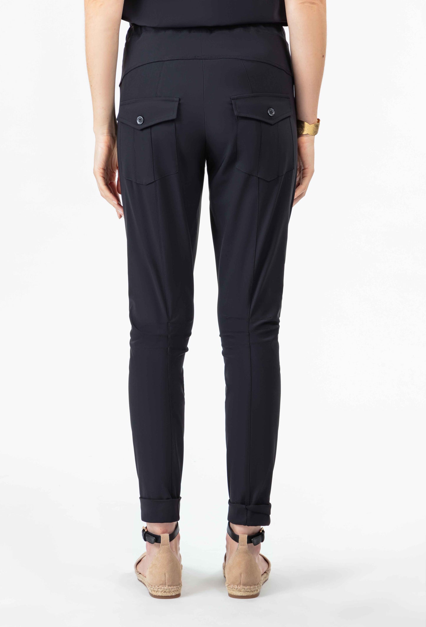 Pantalon Pop Noir en jersey technique 4