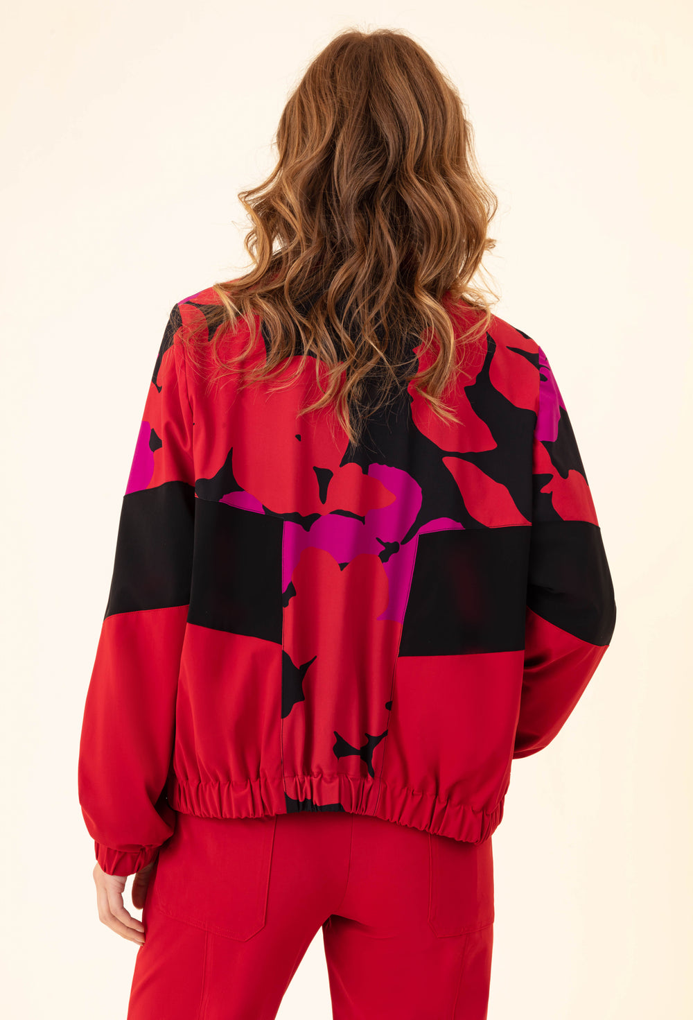 Blouson Valentina imprimé fleuri 2
