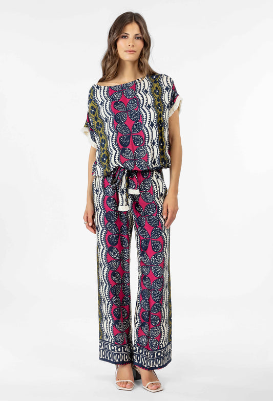 Pantalon fluide Caleb en twill 1