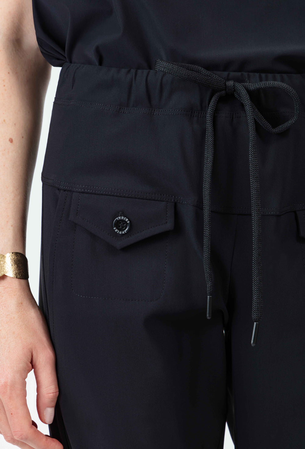 Pantalon Pop Noir en jersey technique 3