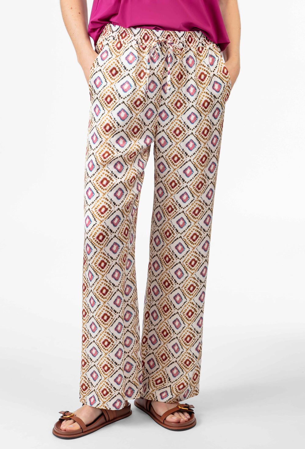 Pantalon fluide Ronan en satin 3