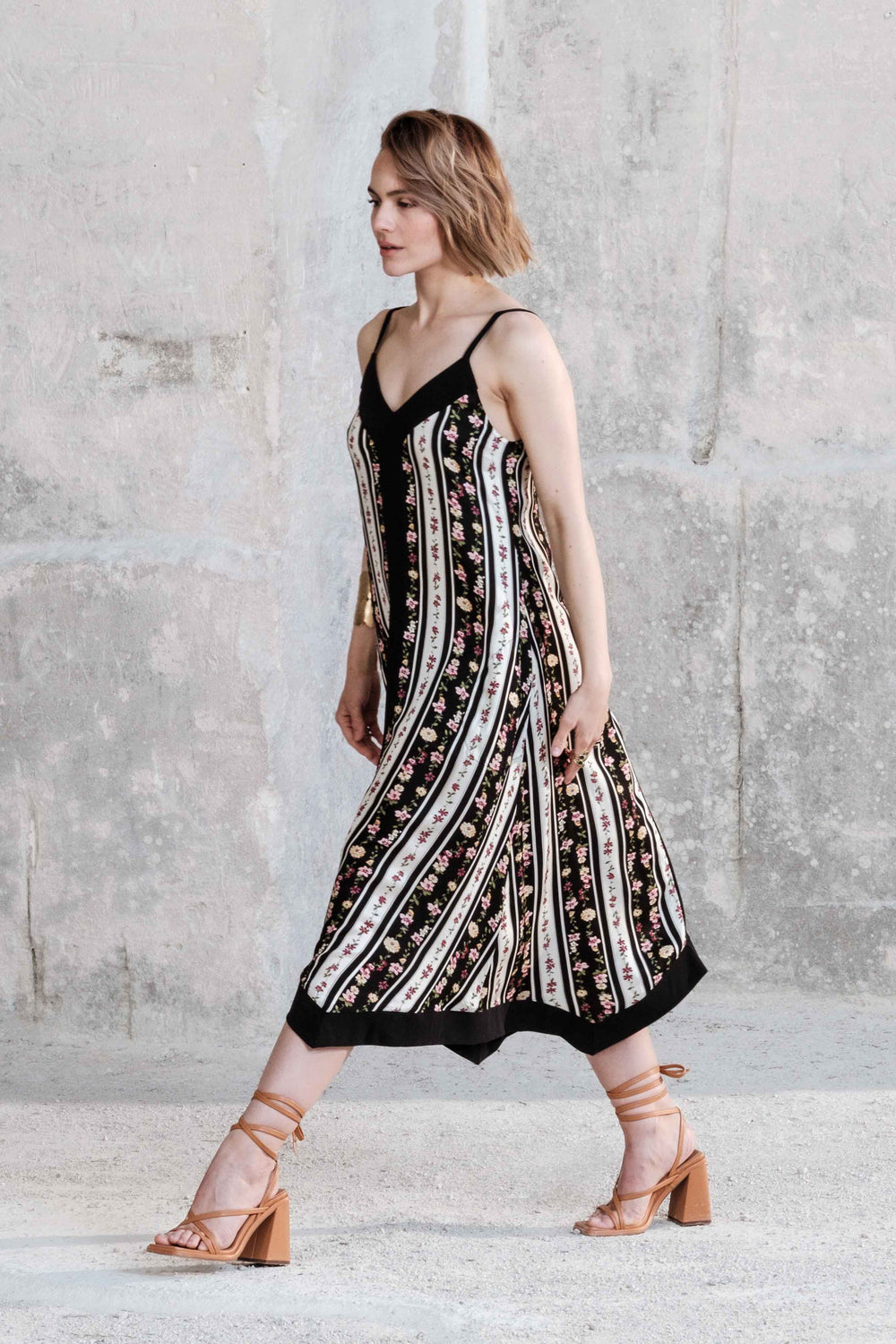 Robe longue bi-matière Lea 2