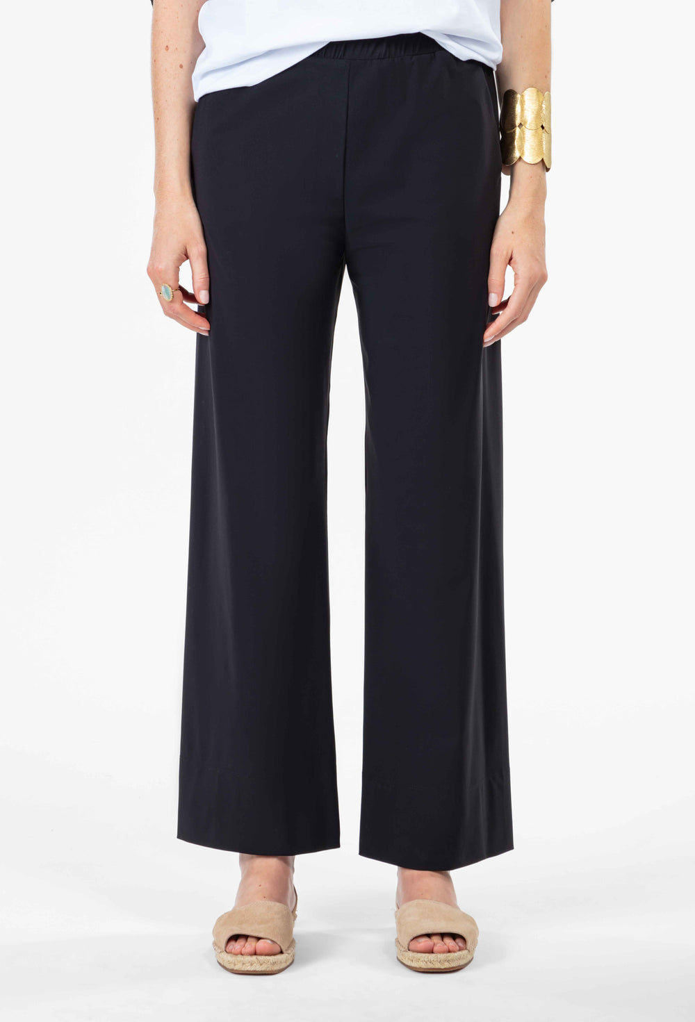 Pantalon Hera noir en jersey technique 2