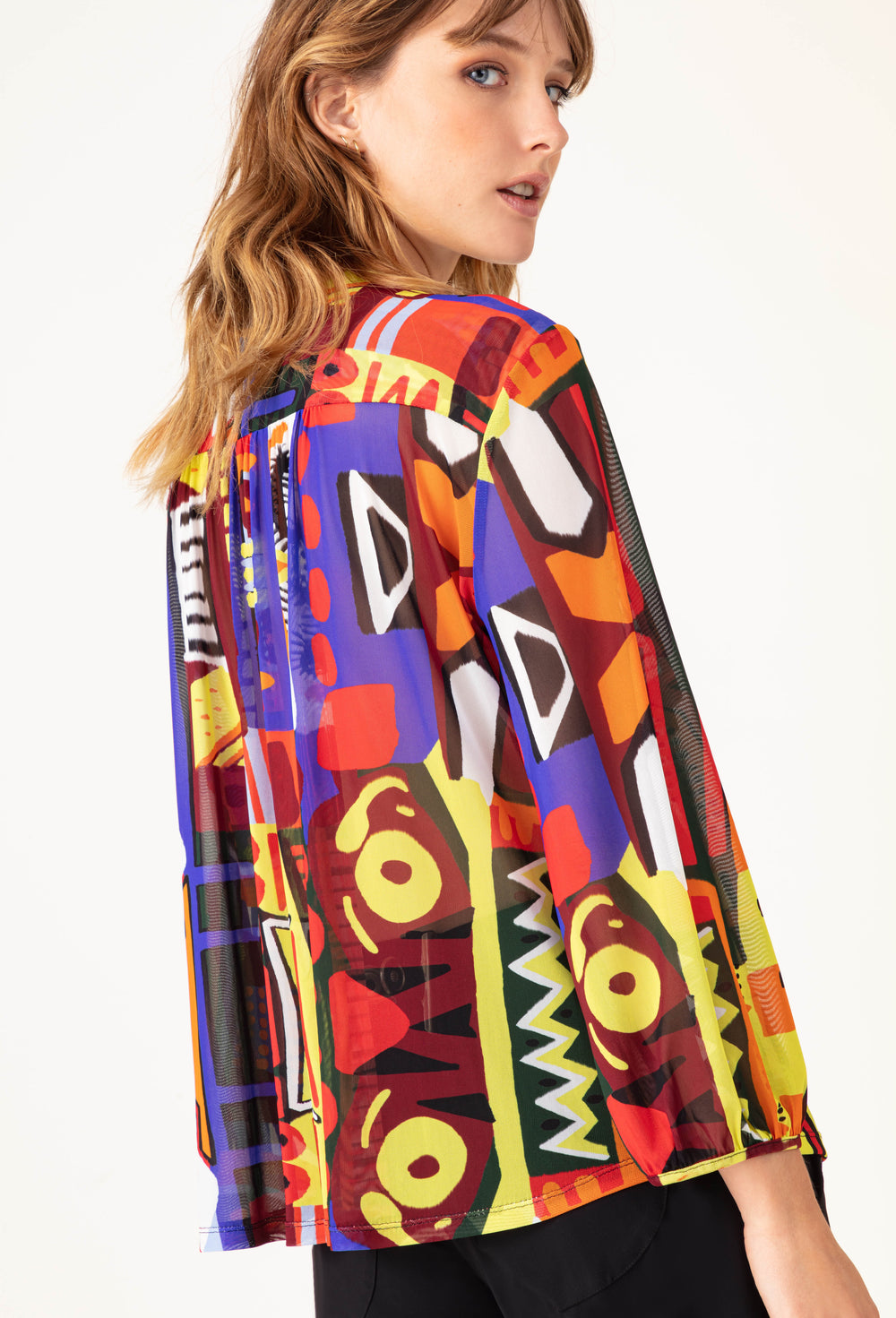 Blouse Claudia imprimé Guadeloupe 2