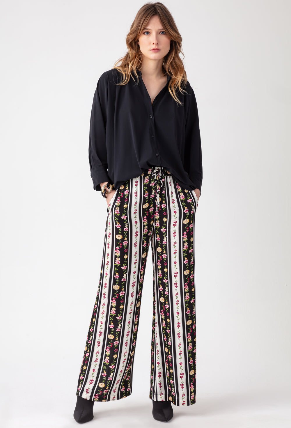 Pantalon large imprimé Reina 4