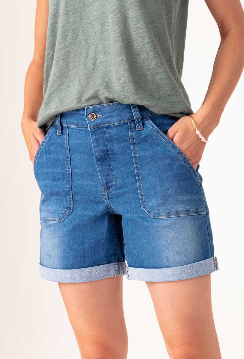 Short Ange en jean 100% coton 3