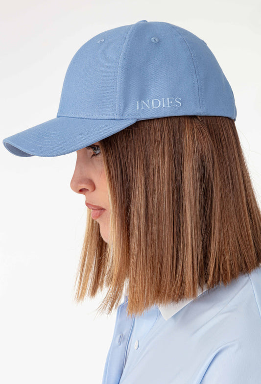 Casquette Diana en denim bleu 2