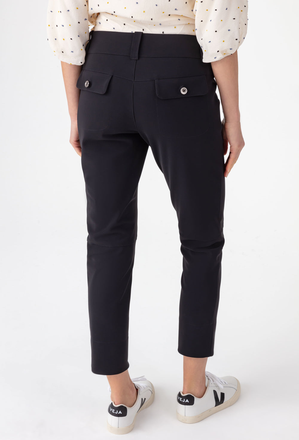 Pantalon Malone noir en jersey technique 4