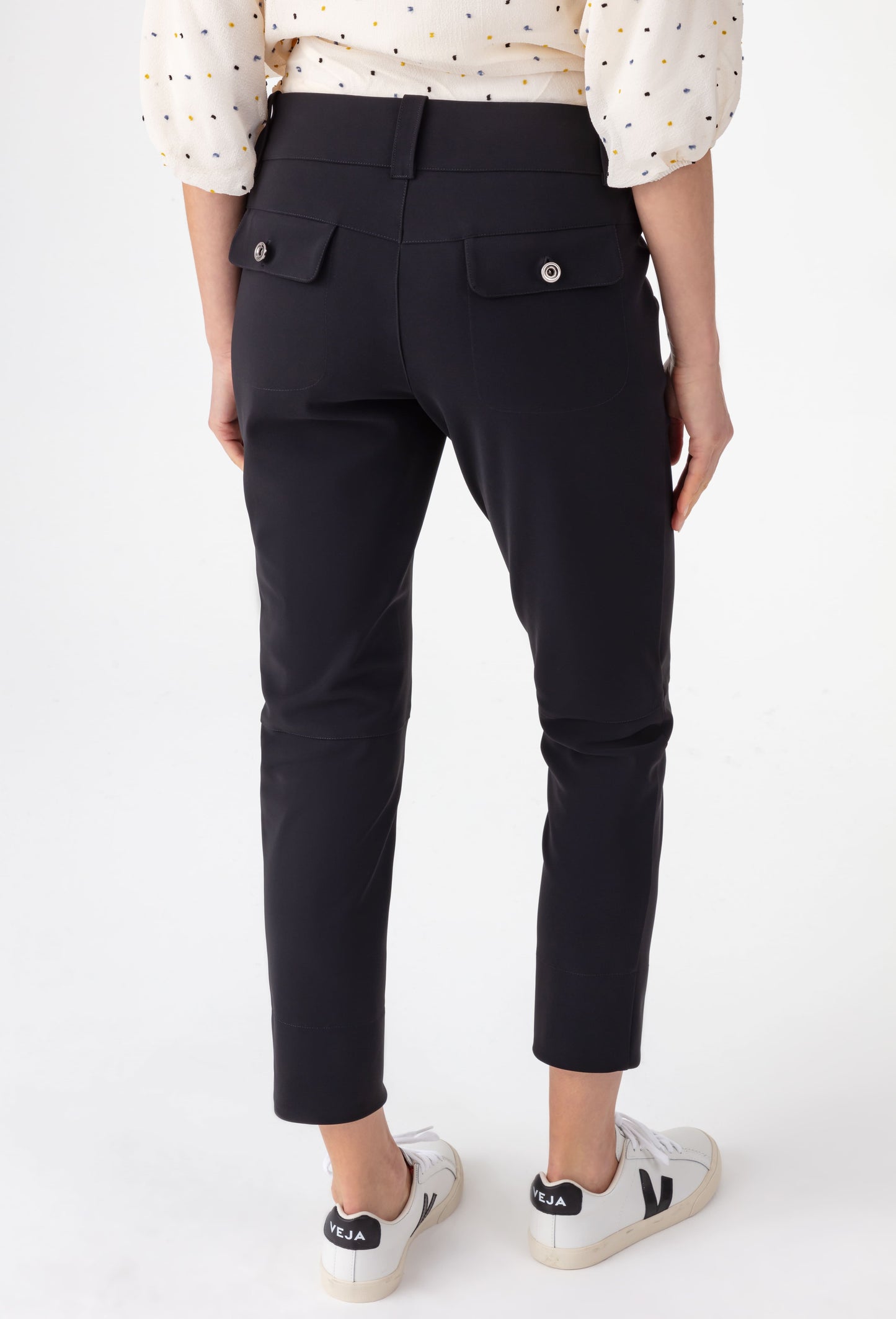 Pantalon Malone noir en jersey technique 4