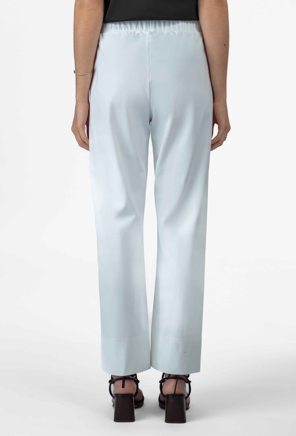 Pantalon Hera blanc en jersey technique 4