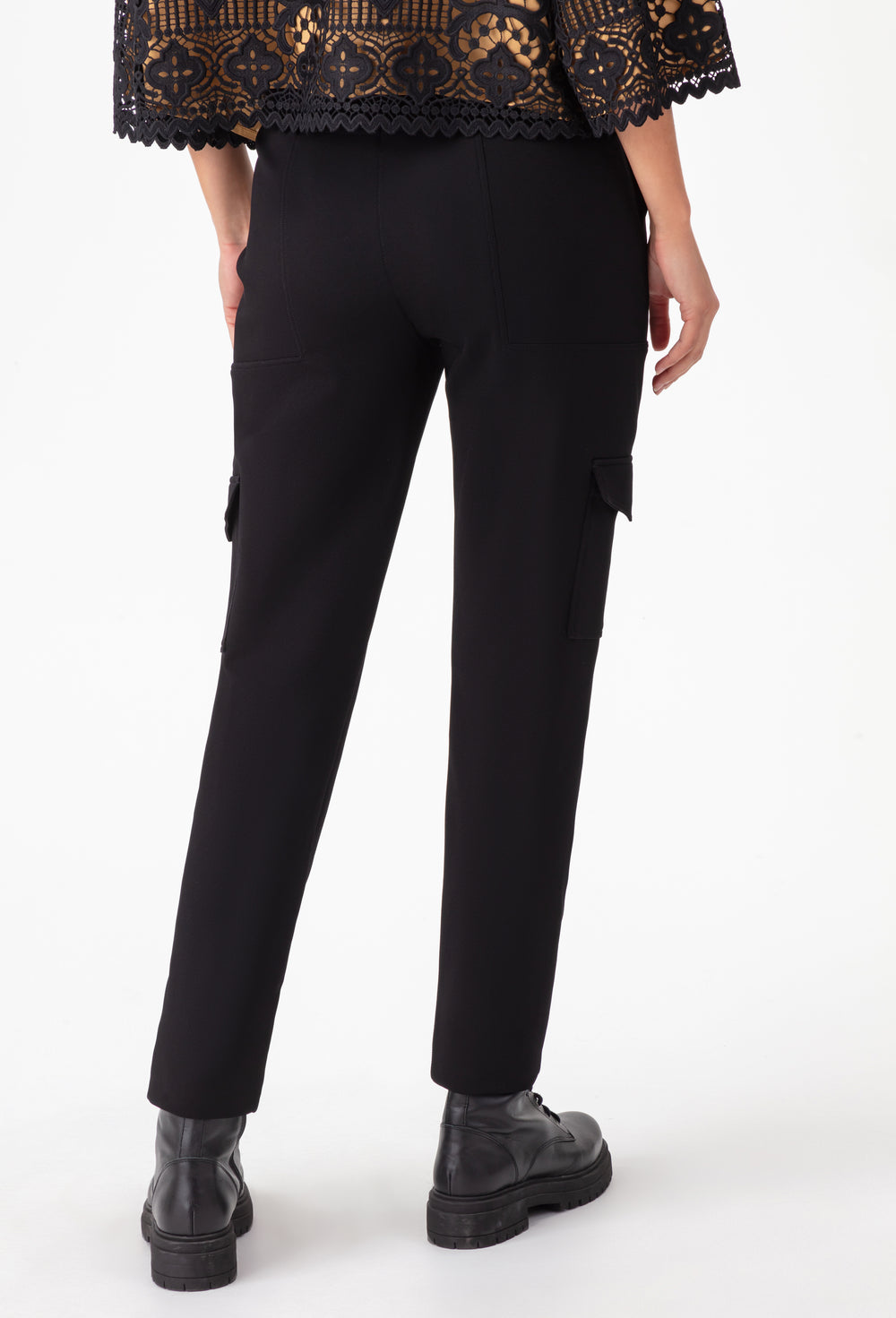 Pantalon à poches Kamila noir 4
