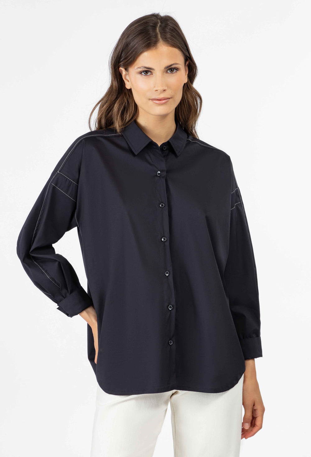 Chemise oversize Charlie noire 4