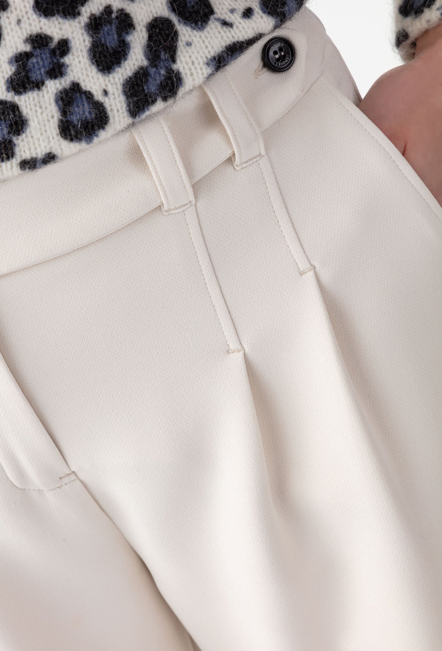 Pantalon large Come vanille 4