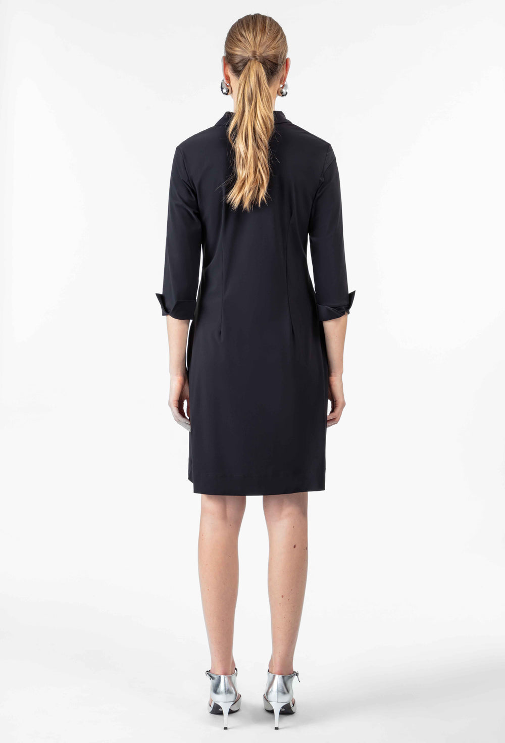 Robe Fox noire en jersey technique 3