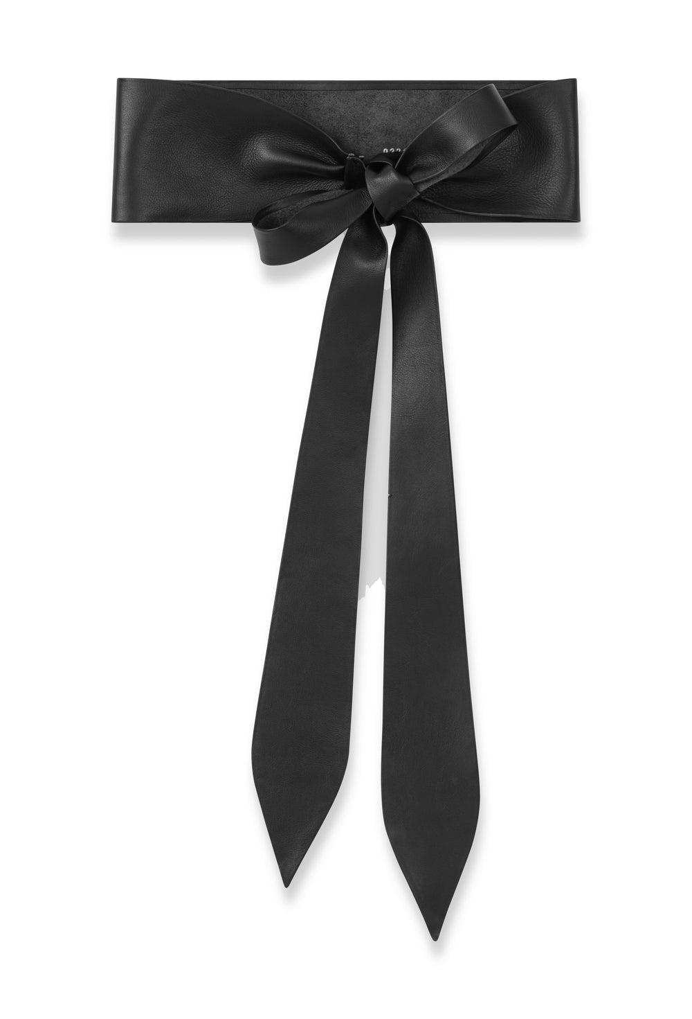 Ceinture Amel en cuir noire 1