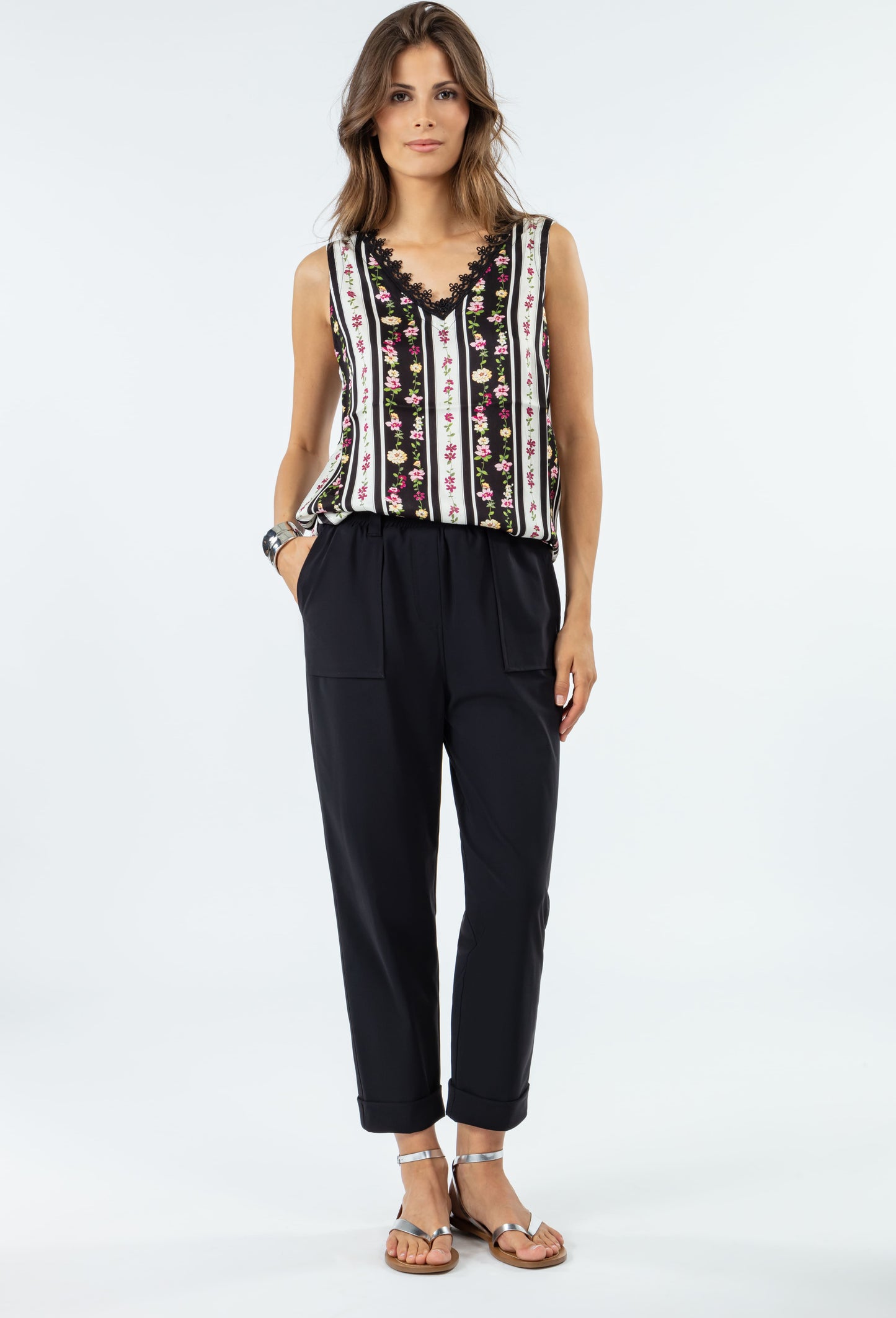 Pantalon en jersey technique noir Masa 1
