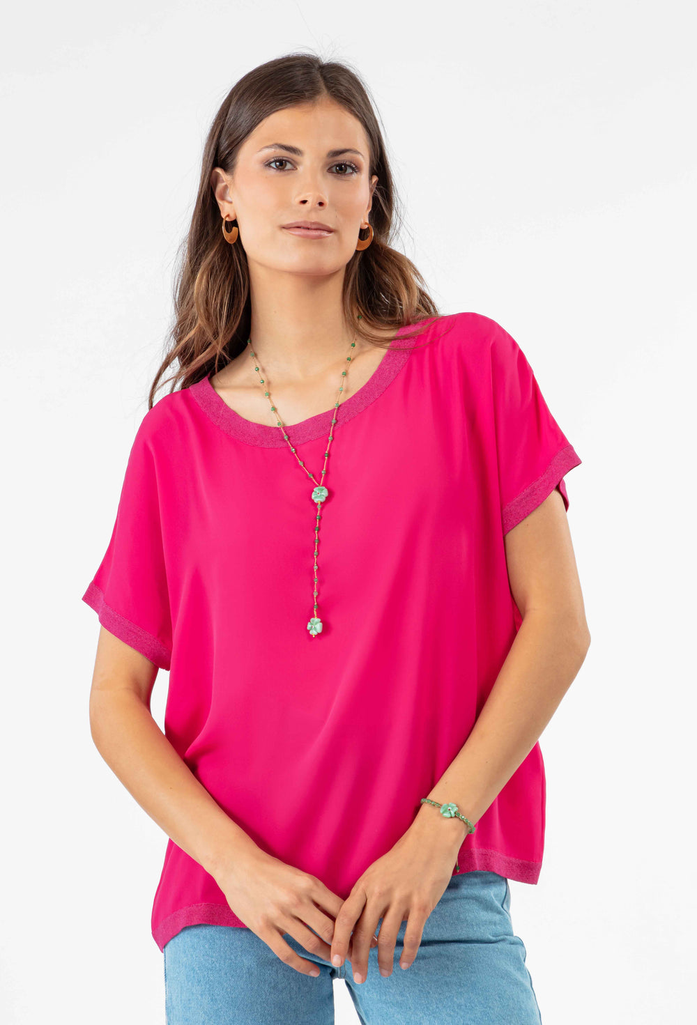 T-shirt Taina fuchsia 1