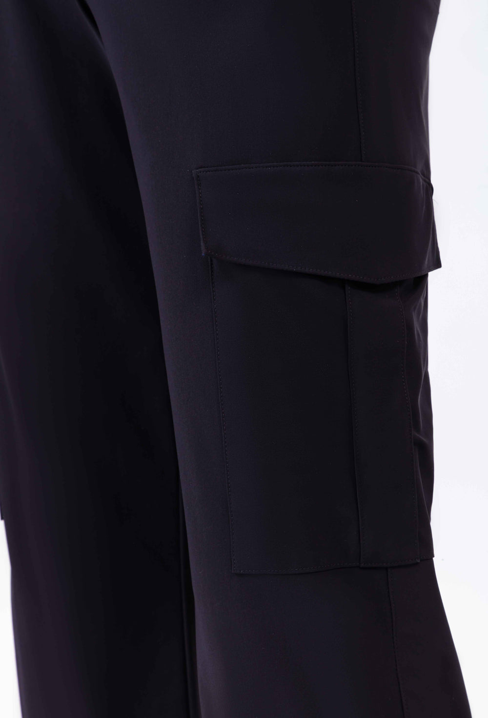 Pantalon + ceinture Lune coupe cargo noir 4