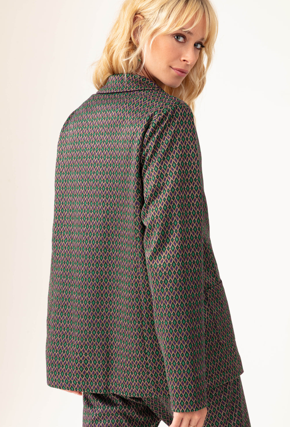 Veste Safia arlequin brillante 4