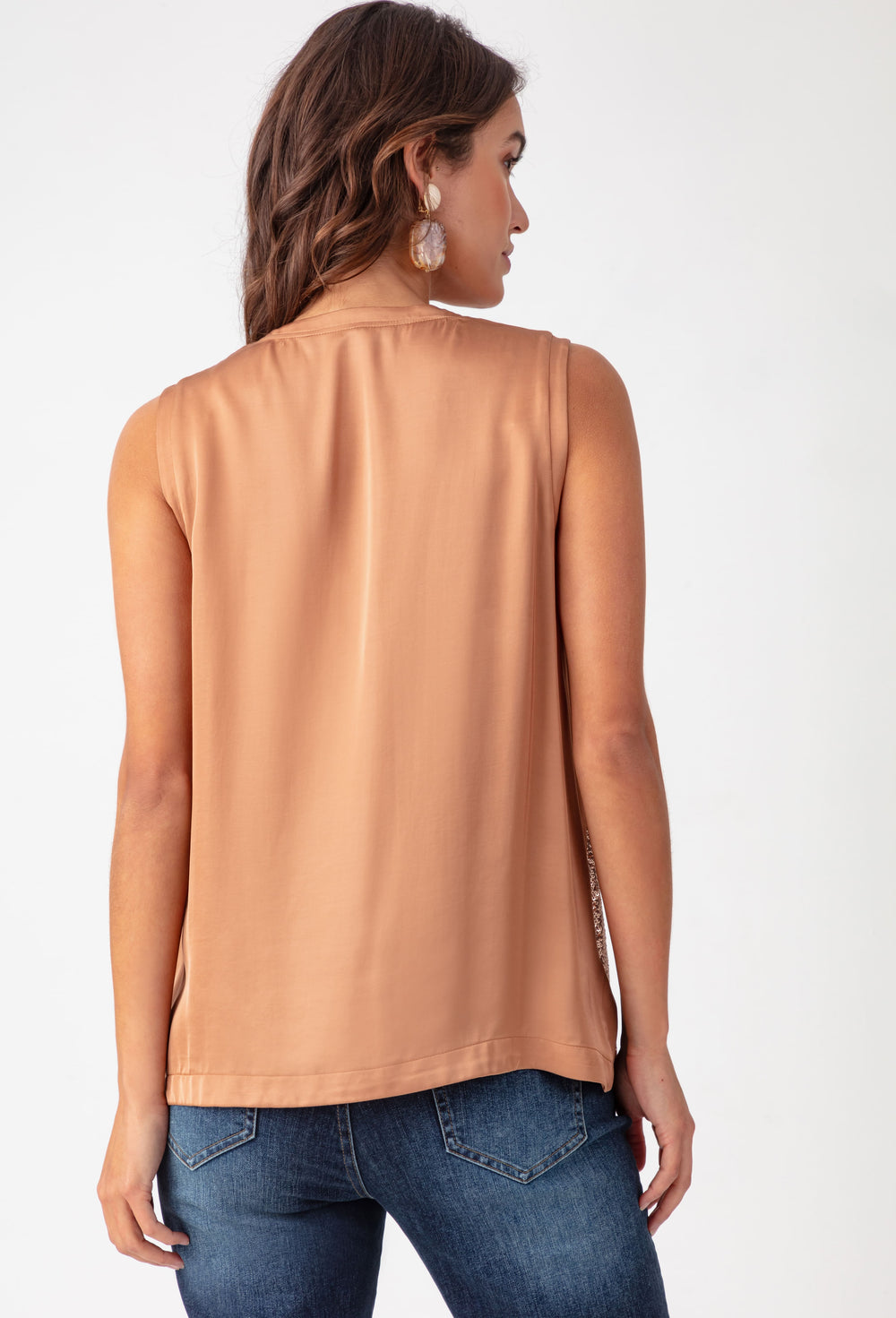 Débardeur en sequin bi-matière Lina 3