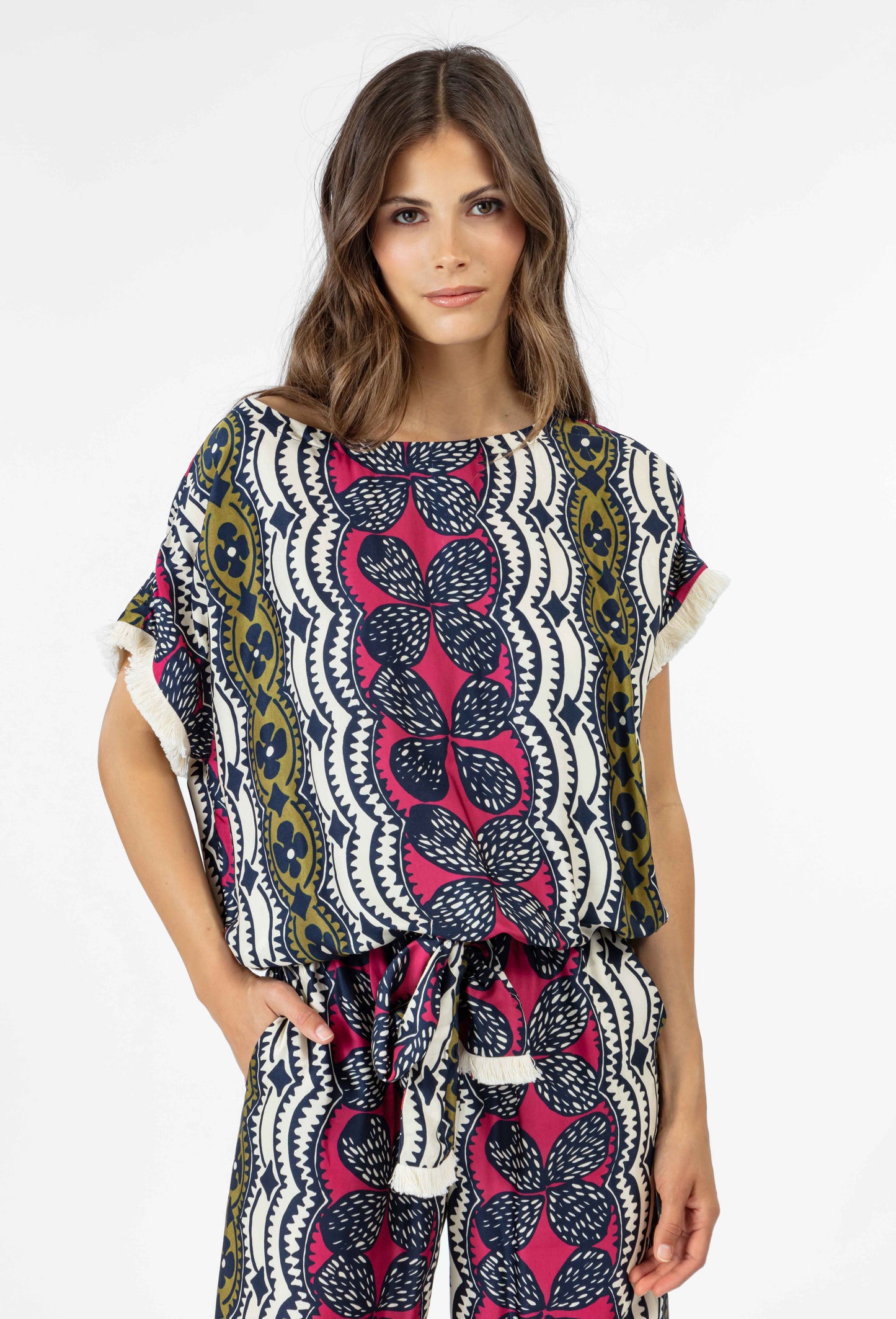 Top Hope en twill imprimé 1