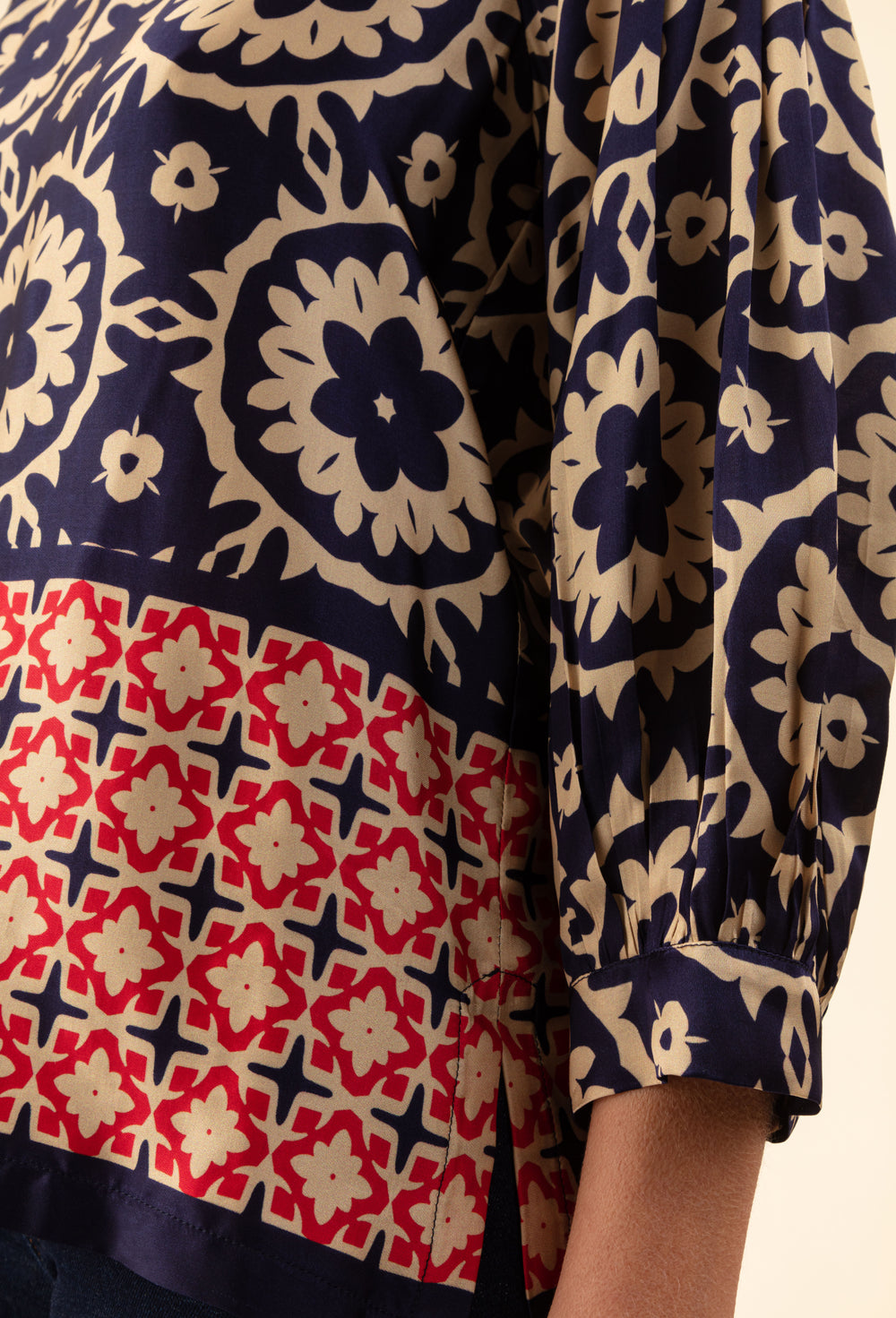 Blouse Tess imprimé graphique 3