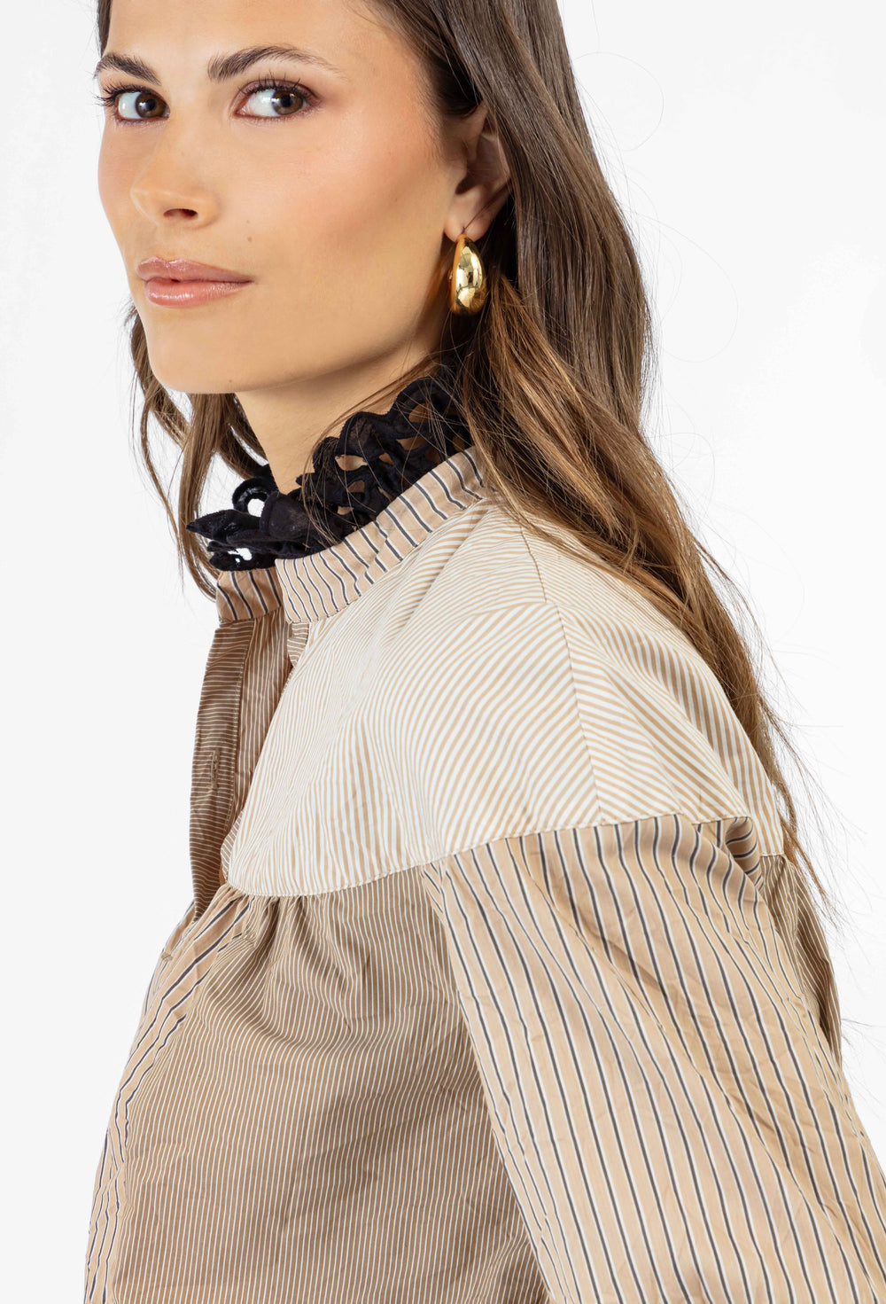 Blouse Mattie mix de matières 4