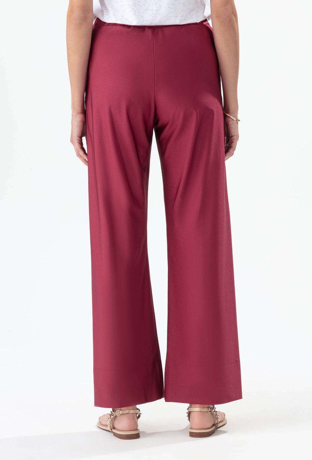Pantalon large Hera cherry 5