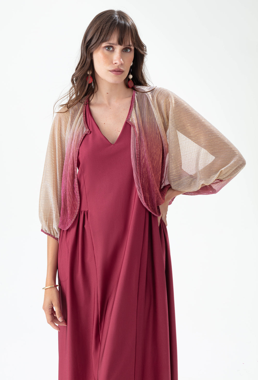 Boléro Topaze dégradé cherry 1