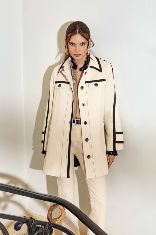 Trench court Poppy en coton 1