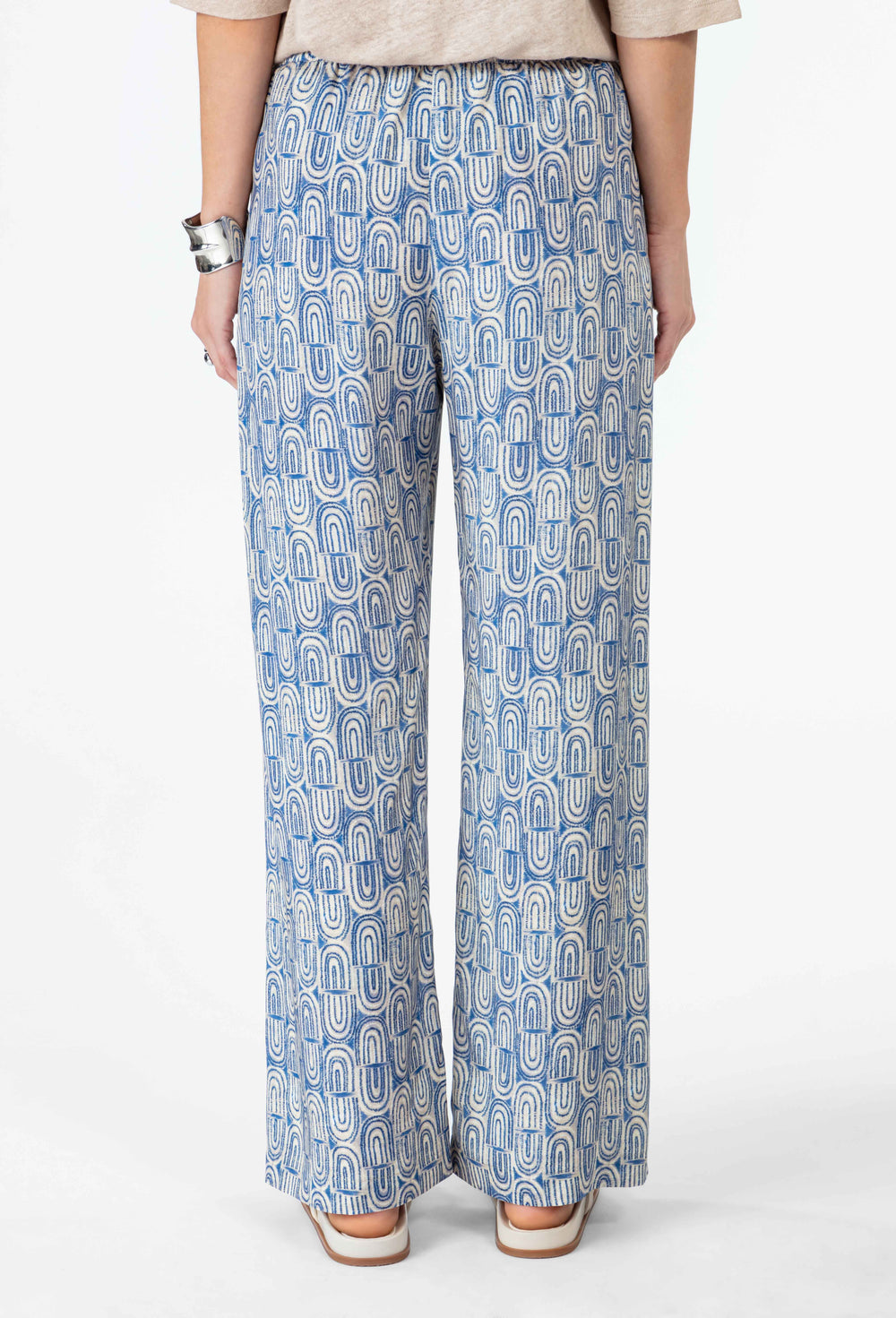 Pantalon fluide Ronan en satin 5