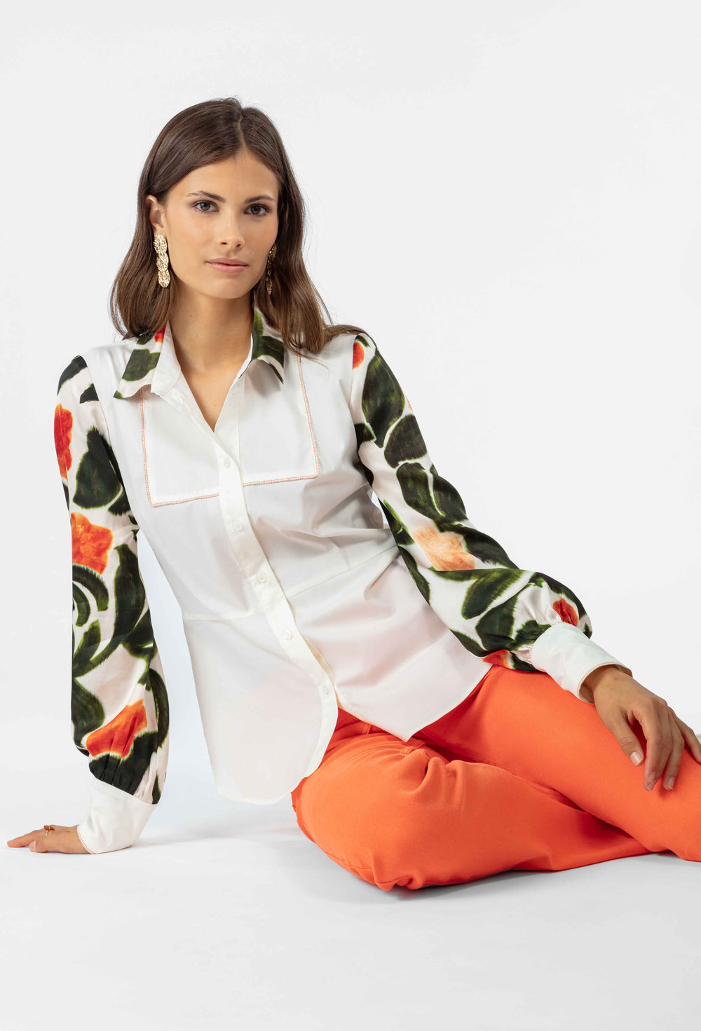 Chemise ajustée Ellen imprimée 4
