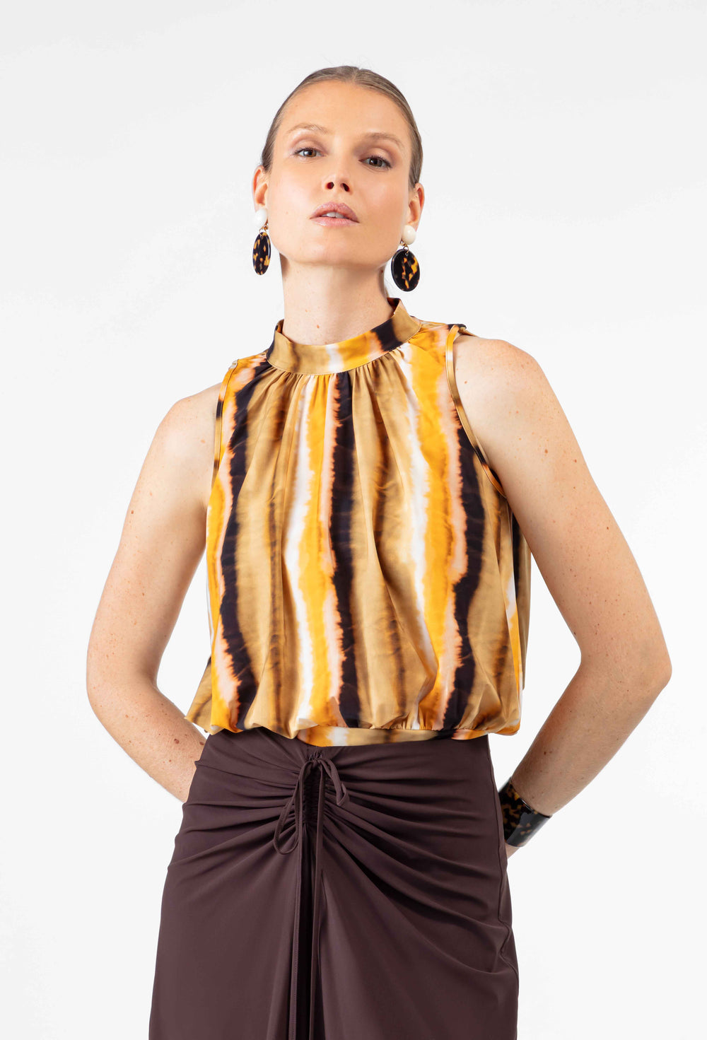 Top sans manches Fran en jersey technique 5