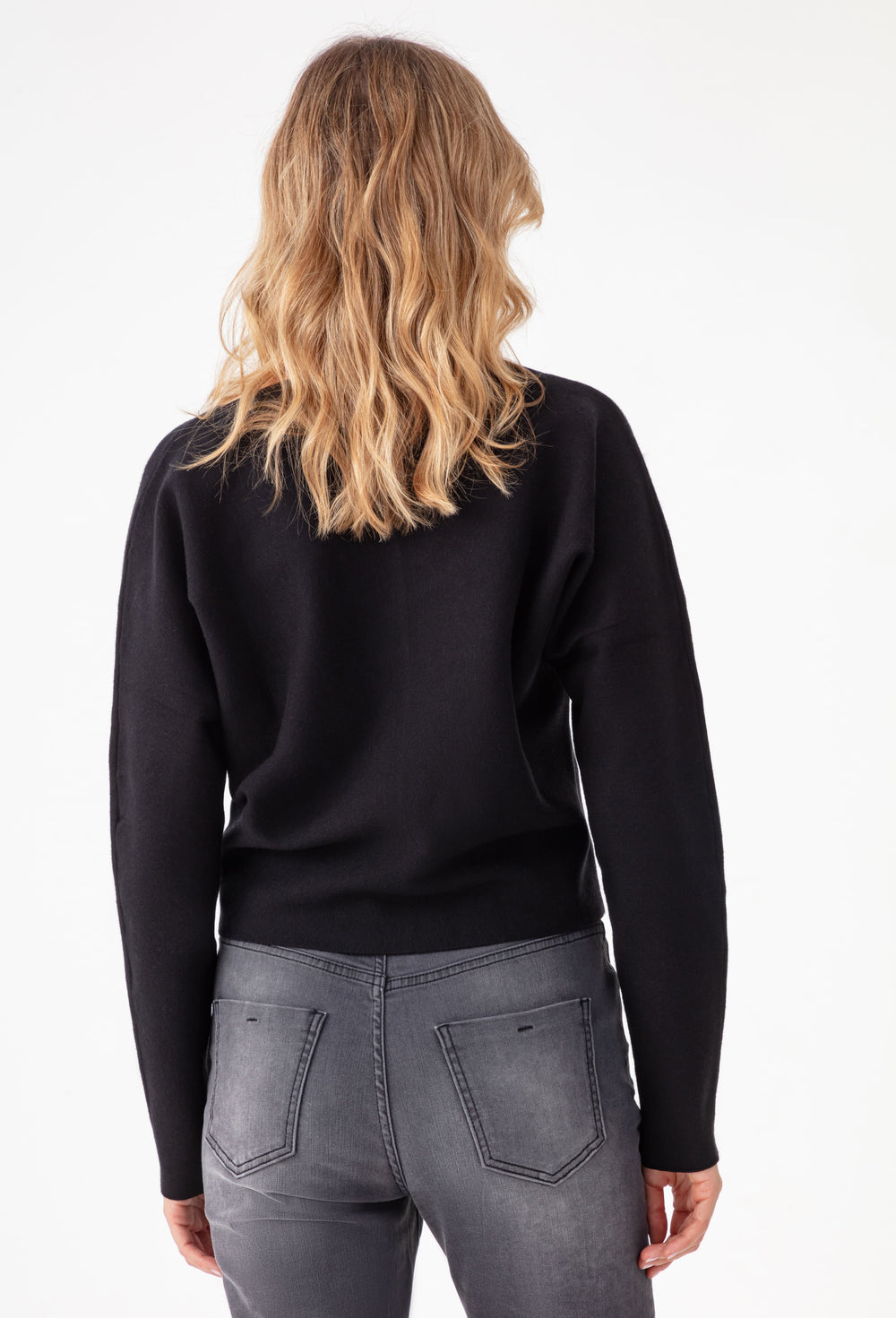 Pull col V Clyde noir 4